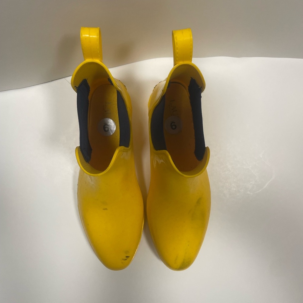 Ralph Lauren Yellow Women’s Rain Boots